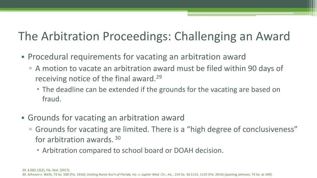 the arbitration proceedings challenging an award 1