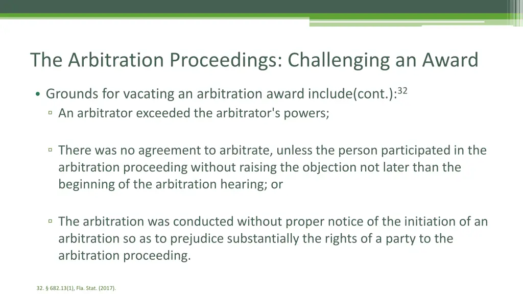 the arbitration proceedings challenging an award 3