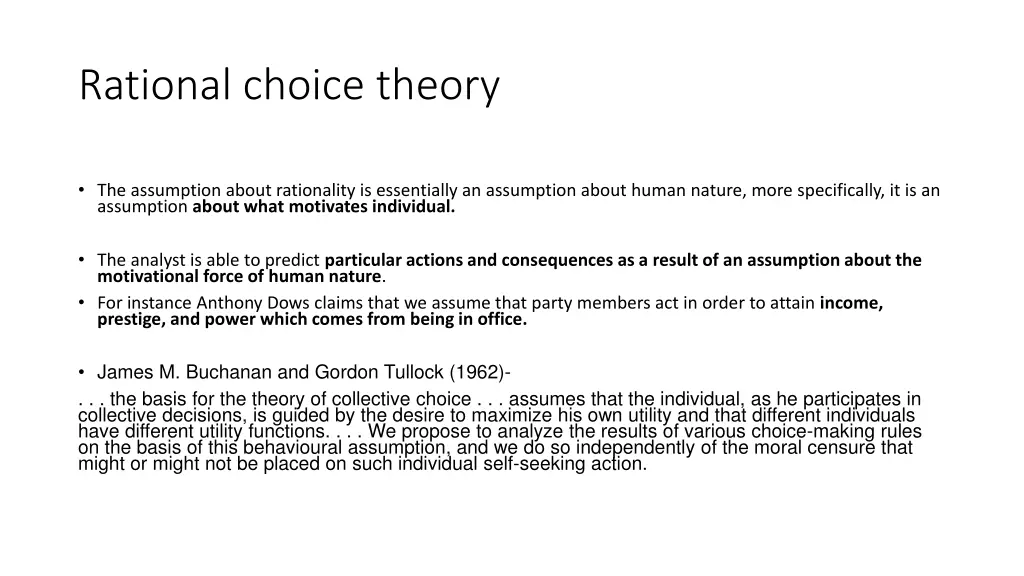 rational choice theory 3