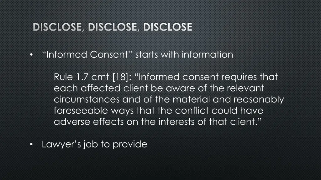 disclose disclose disclose