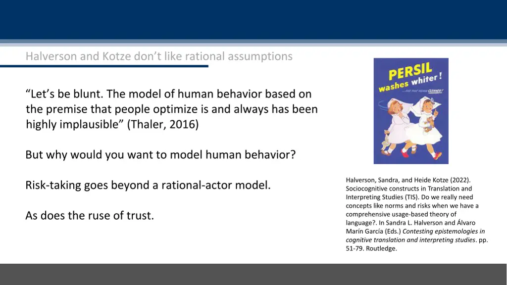 halverson and kotze don t like rational