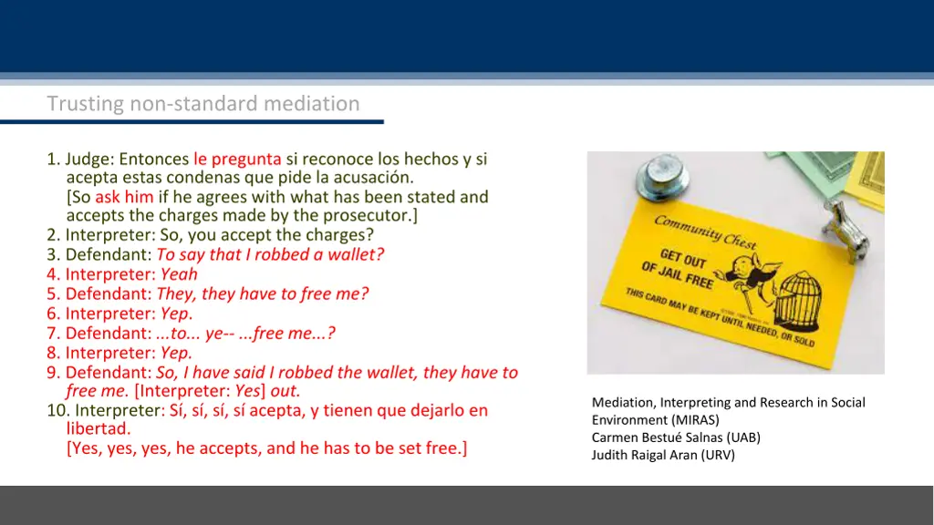 trusting non standard mediation 1