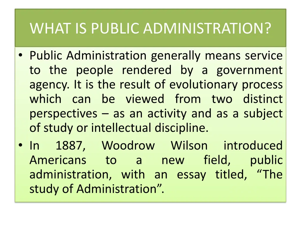 what is public administration