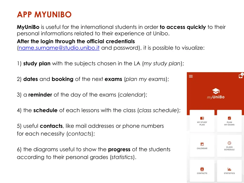 app myunibo