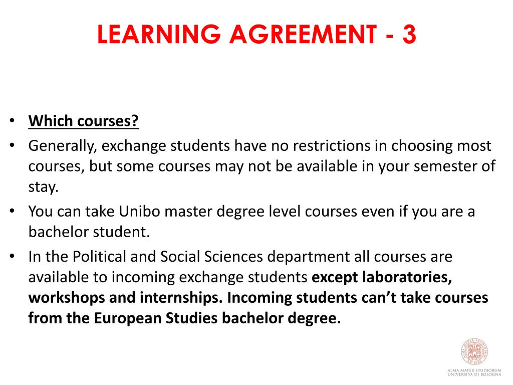 learning agreement 3