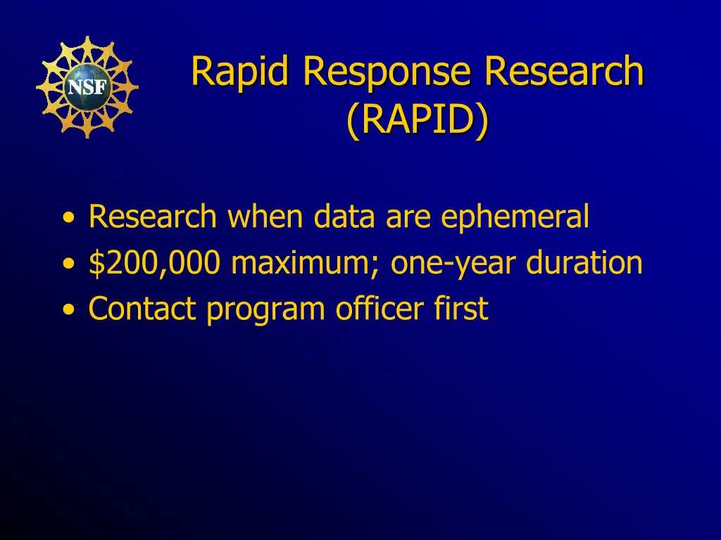 rapid response research rapid