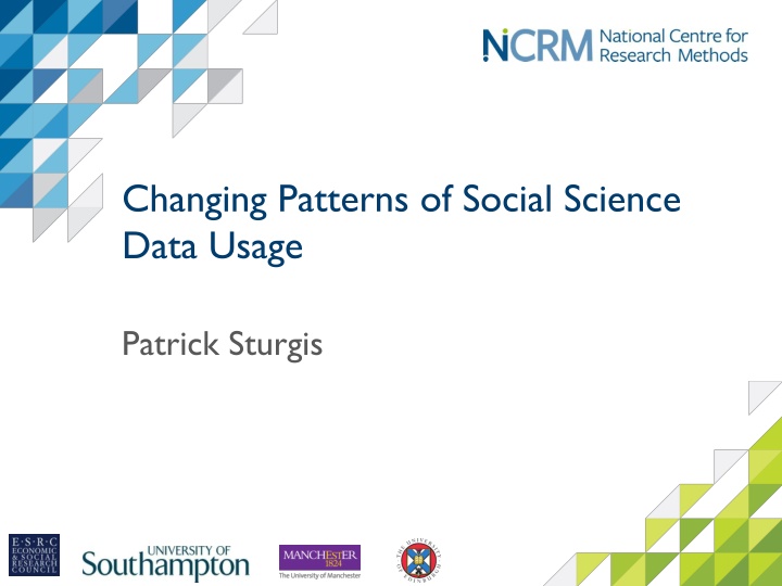 changing patterns of social science data usage