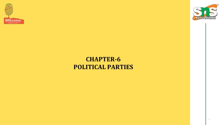 chapter 6 political parties