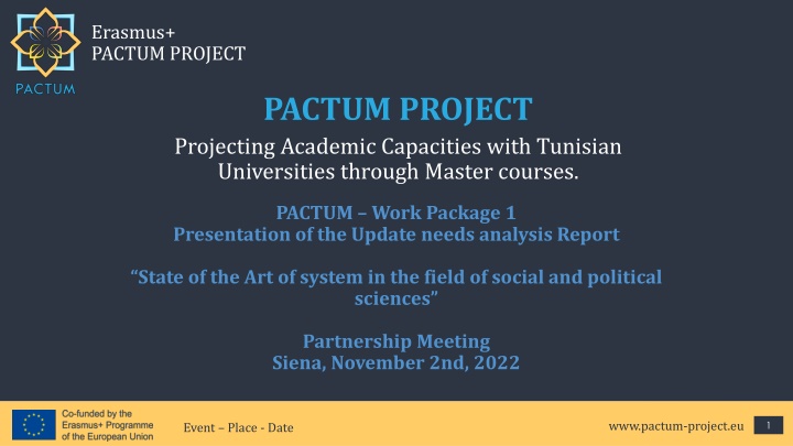 erasmus pactum project