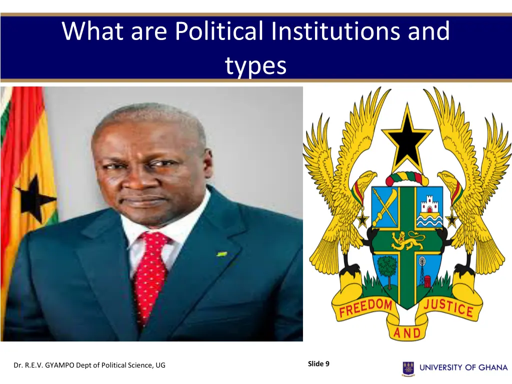 what are political institutions and types 1