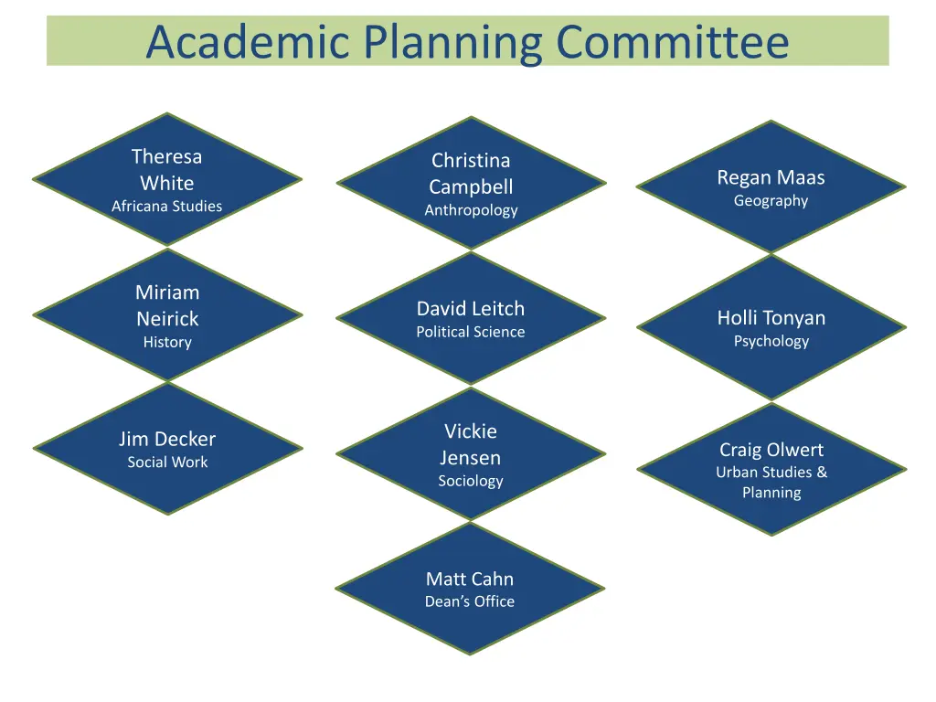 academic planning committee