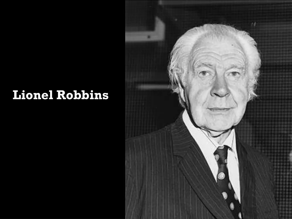 lionel robbins