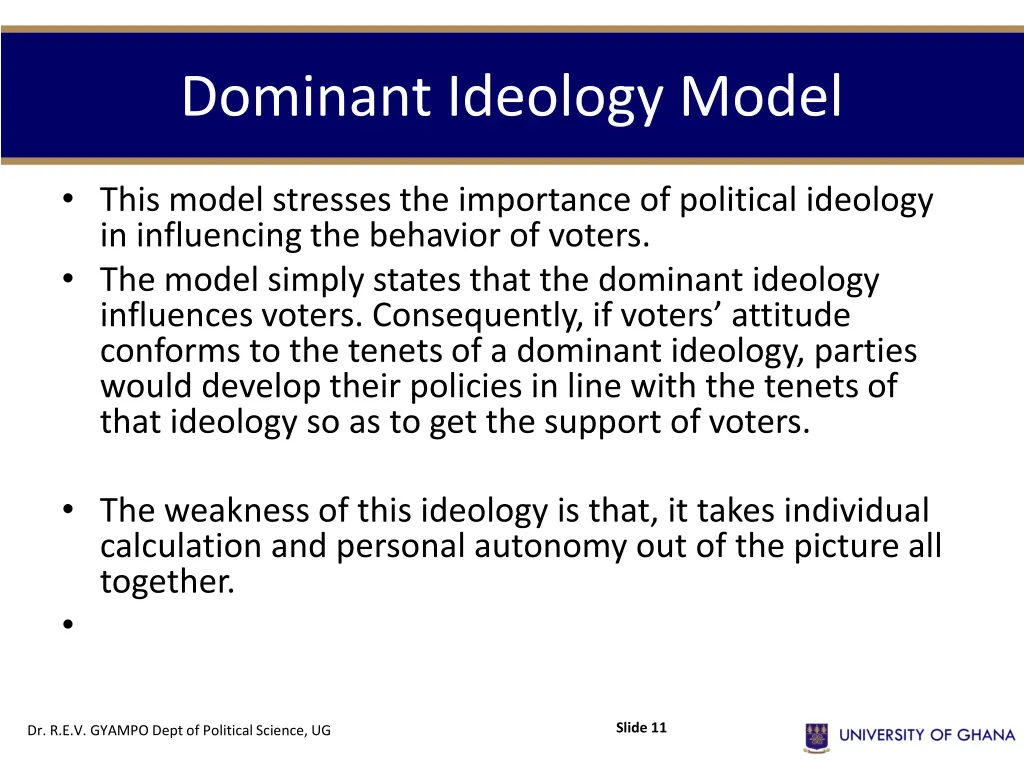 dominant ideology model