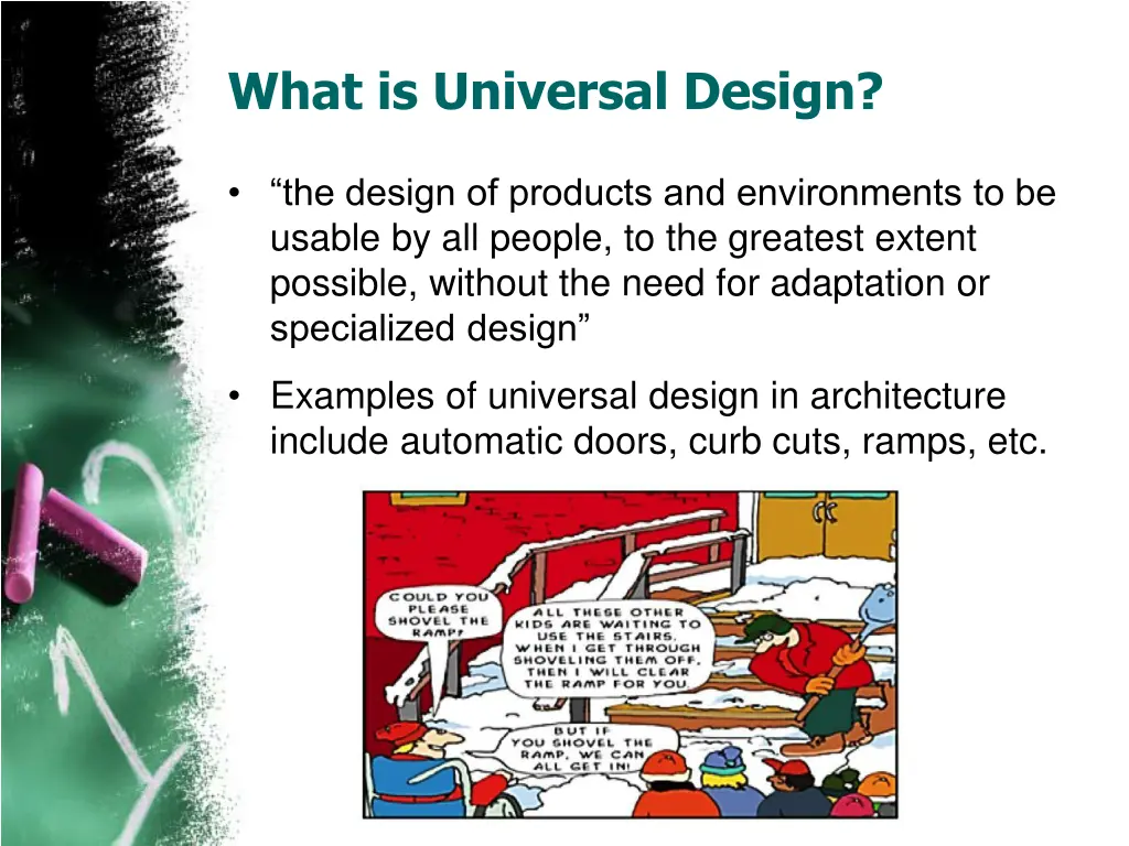 what is universal design