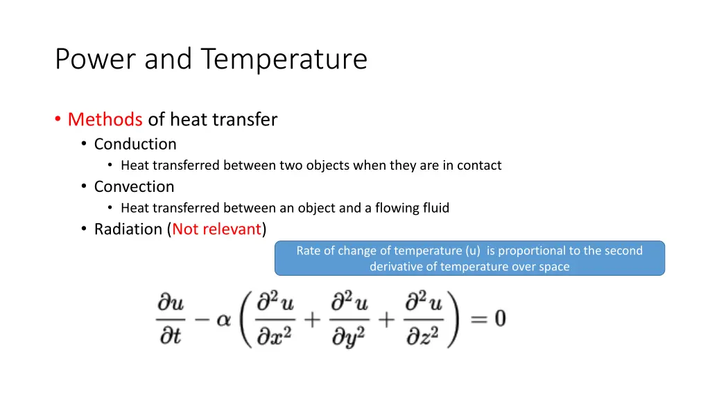 power and temperature 1