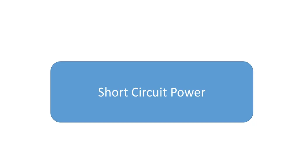 short circuit power