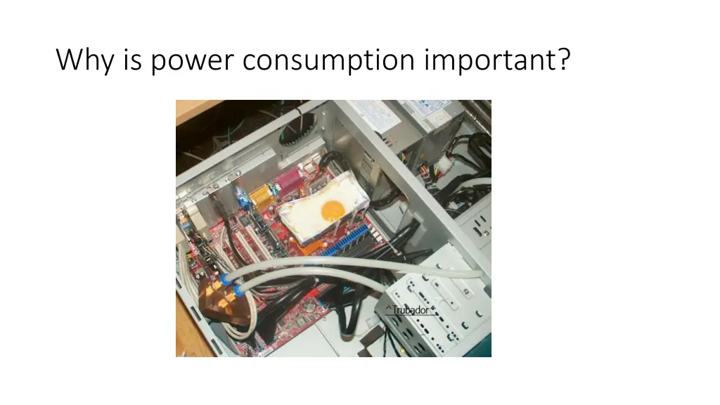 why is power consumption important