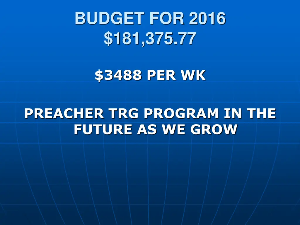 budget for 2016 181 375 77