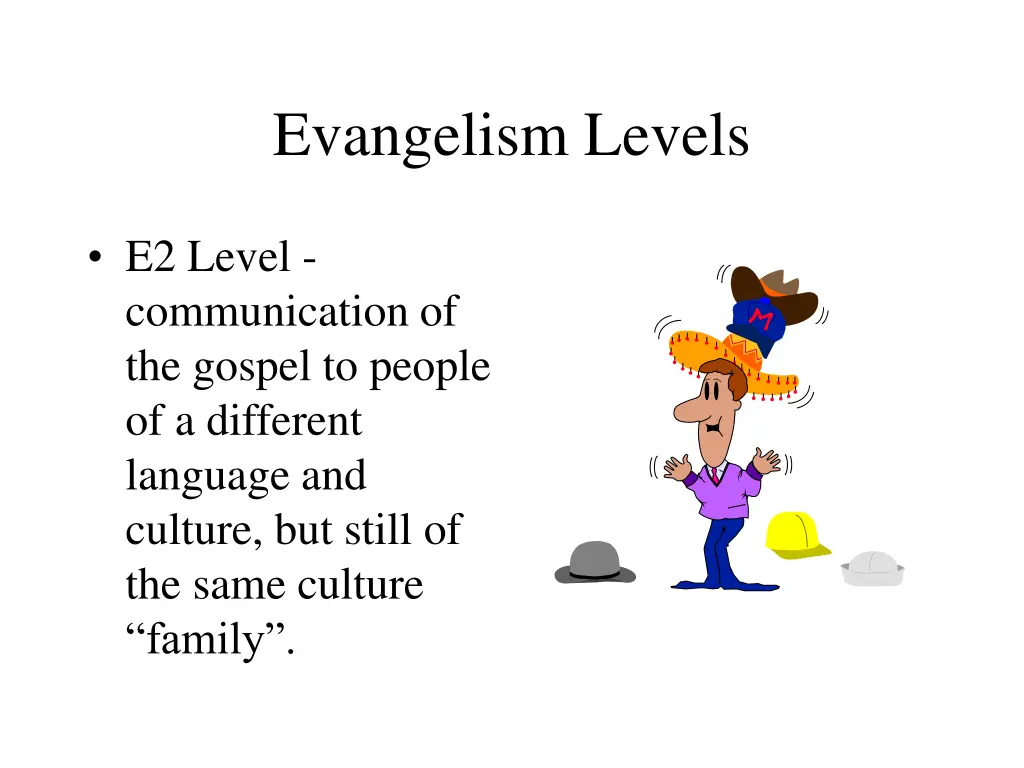 evangelism levels 1