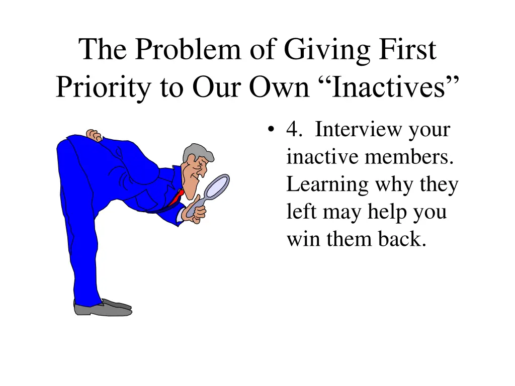 the problem of giving first priority 3