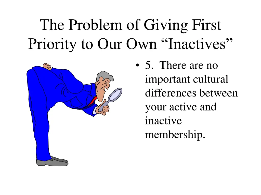 the problem of giving first priority 4