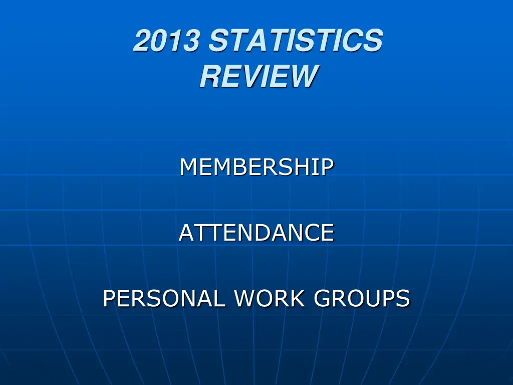 2013 statistics review