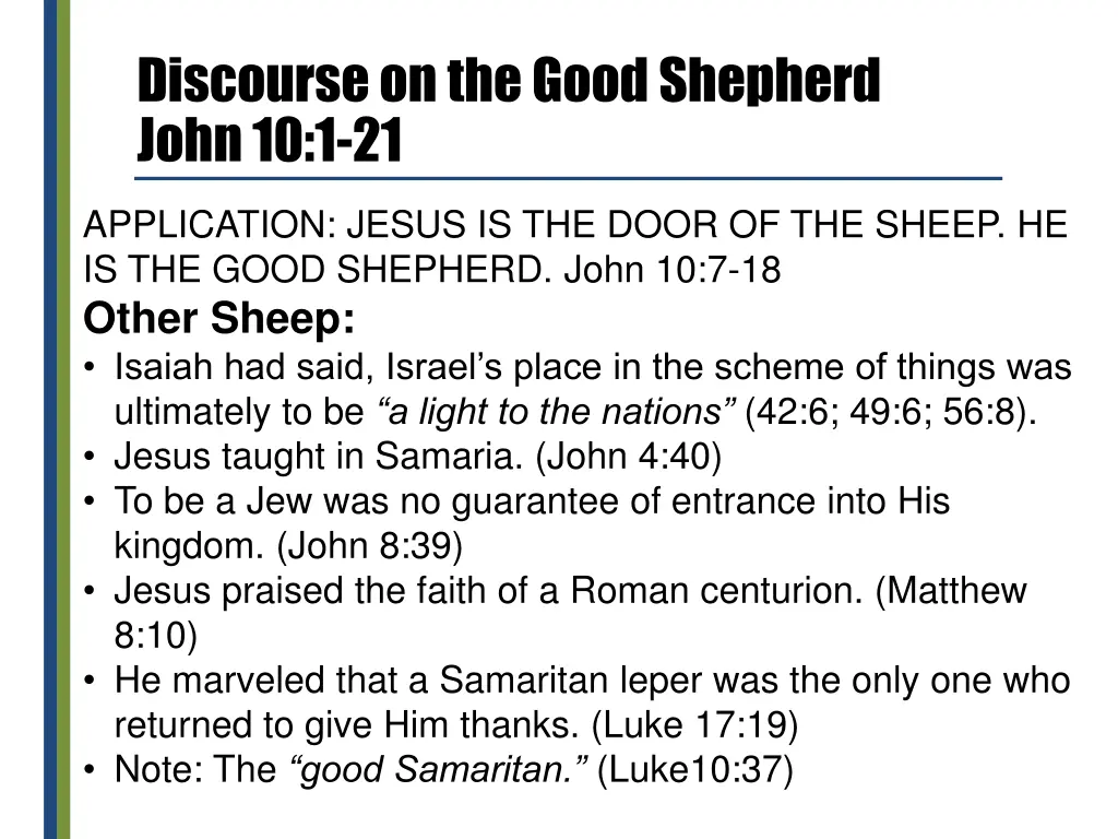 discourse on the good shepherd john 10 1 21 4