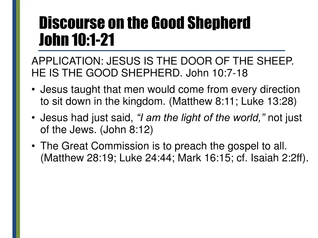 discourse on the good shepherd john 10 1 21 5