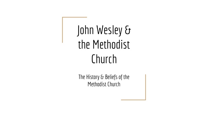 john wesley the methodist church