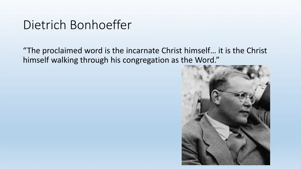 dietrich bonhoeffer