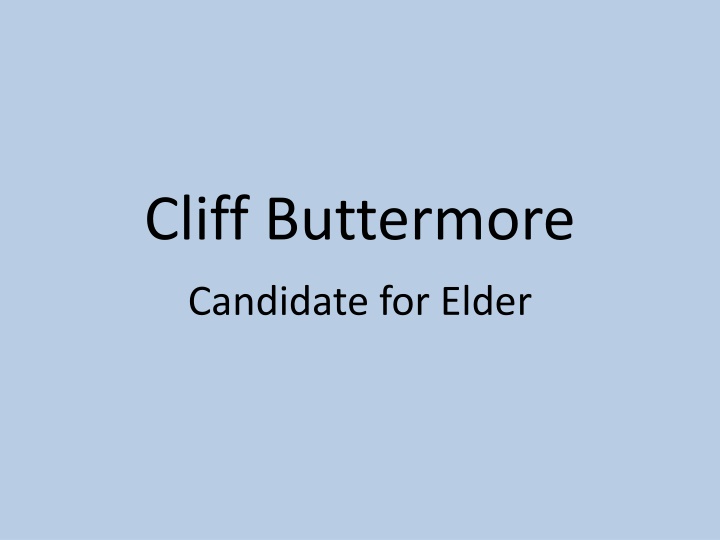 cliff buttermore