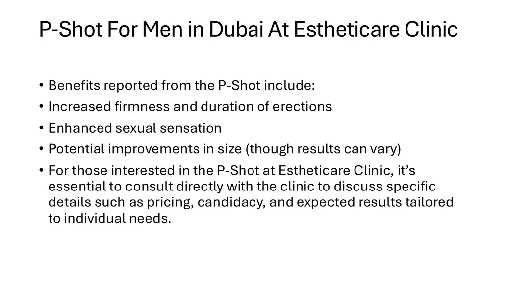 p shot for men in dubai at estheticareclinic 2