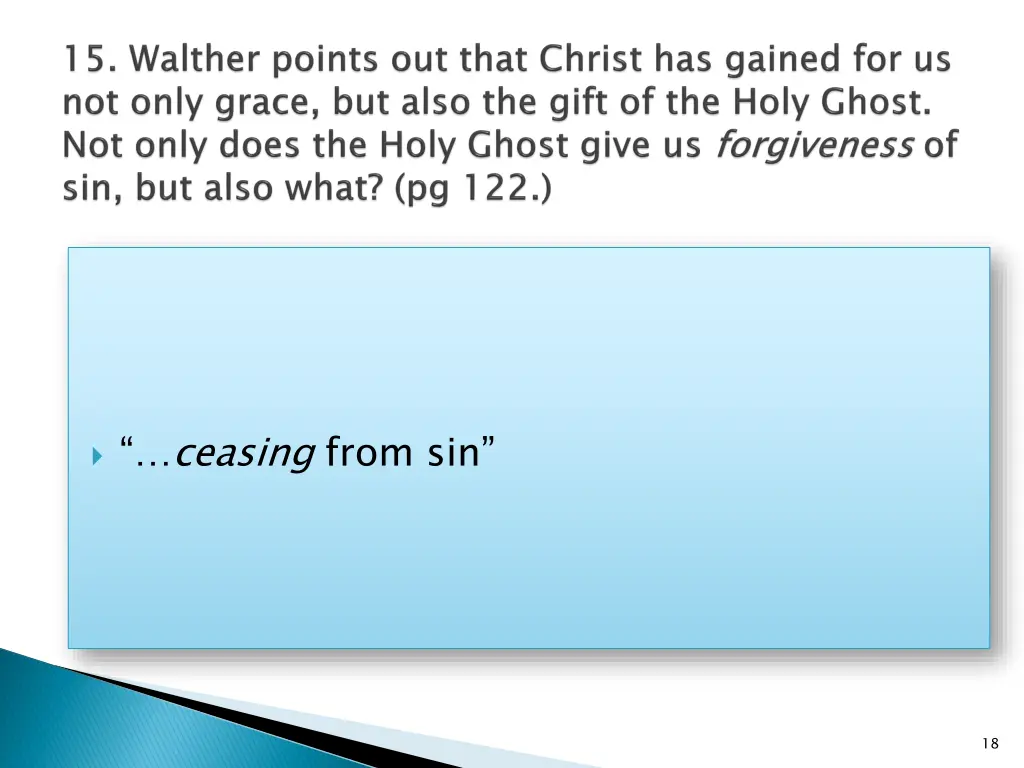 ceasing from sin