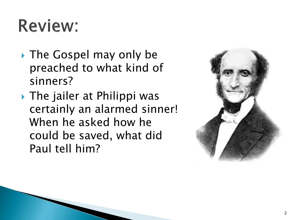 the gospel may only be preached to what kind