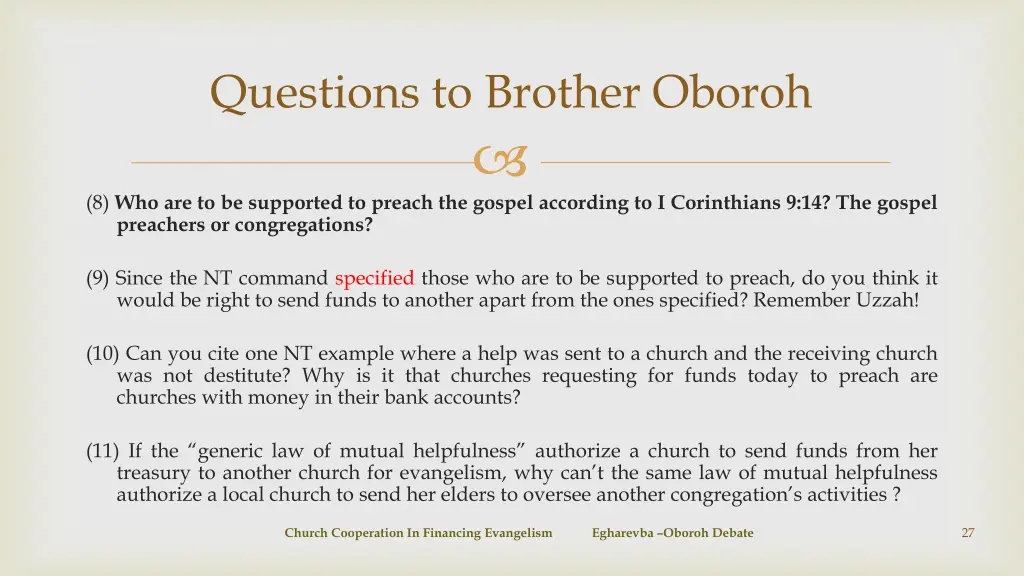 questions to brother oboroh 2