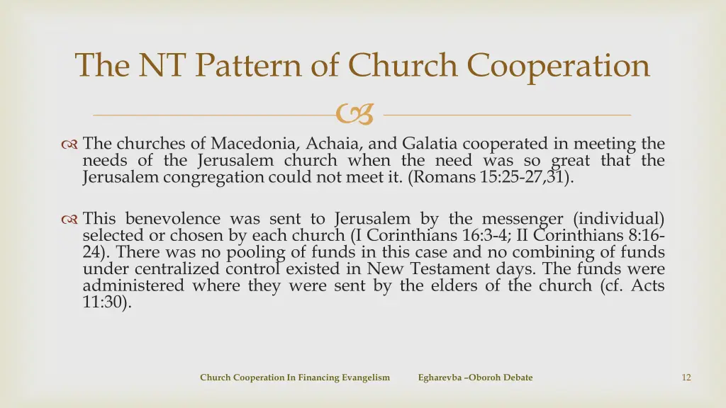 the nt pattern of church cooperation 3