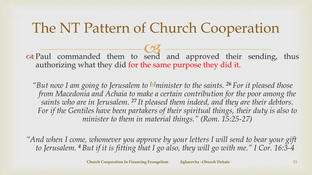 the nt pattern of church cooperation 4