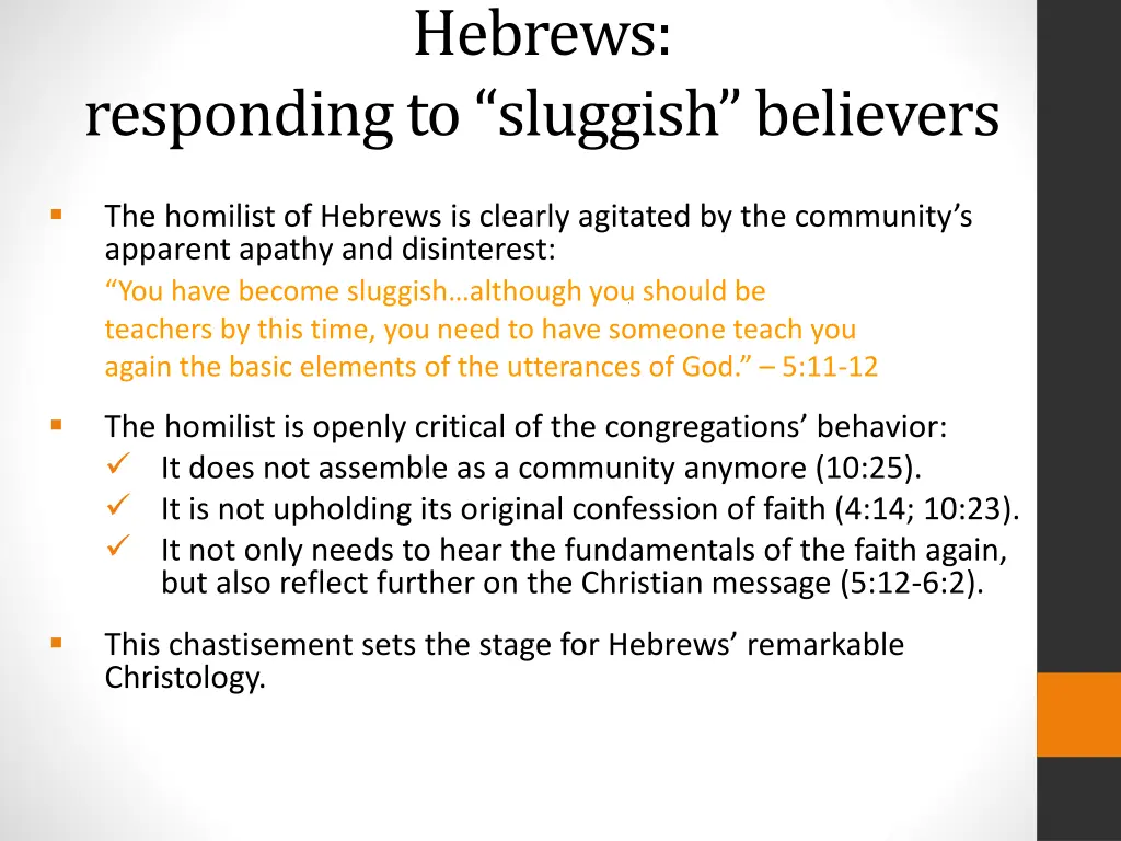 hebrews