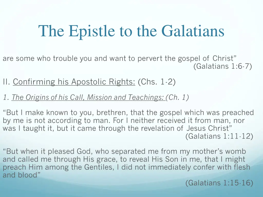 the epistle to the galatians 12