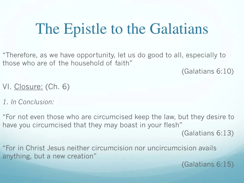 the epistle to the galatians 22