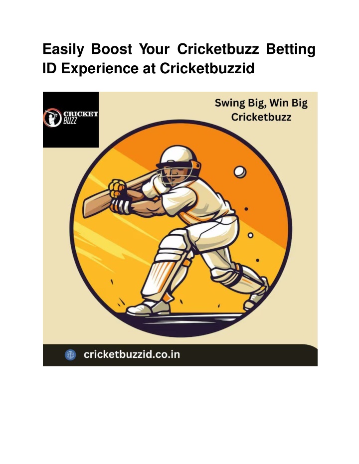 easily boost your cricketbuzz betting