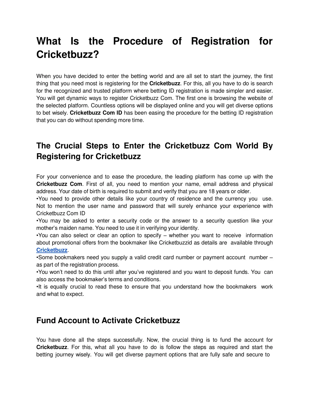 what cricketbuzz