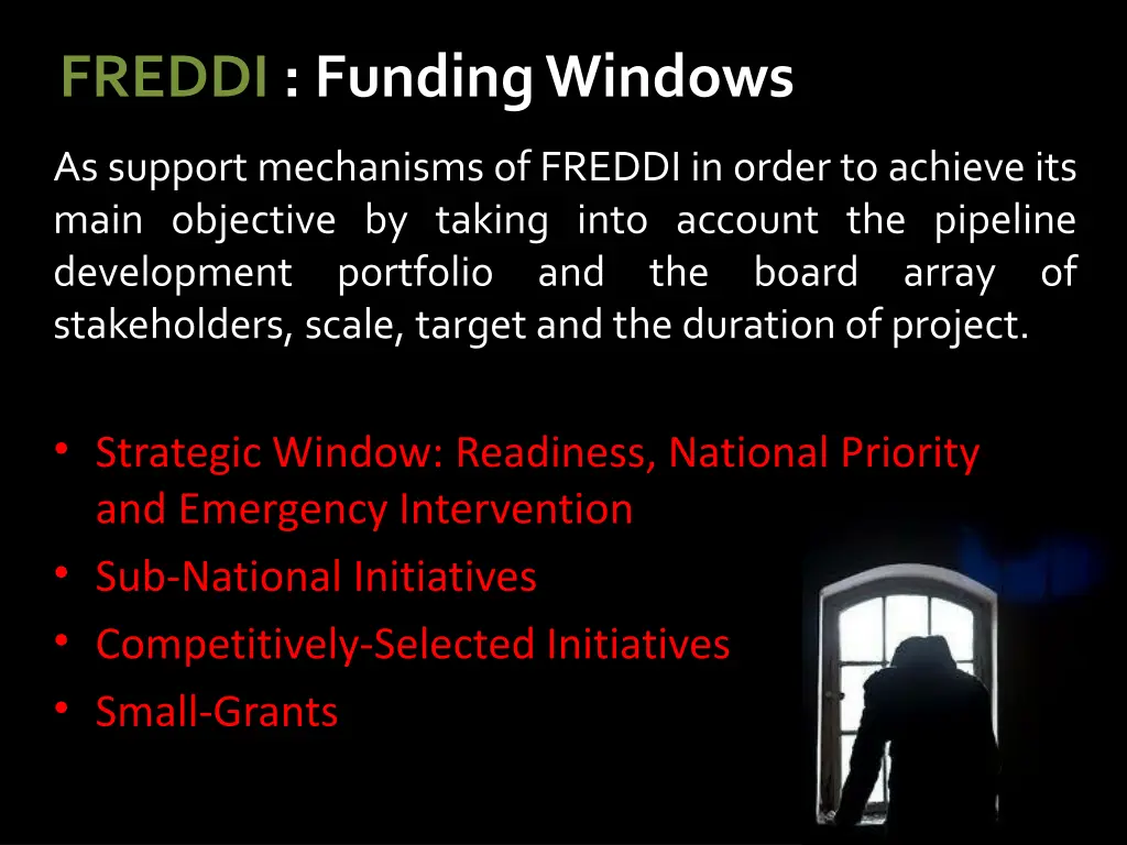 freddi funding windows