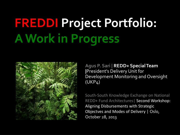 freddi project portfolio a work in progress