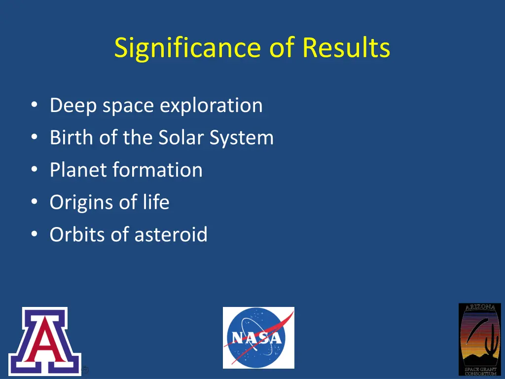 significance of results