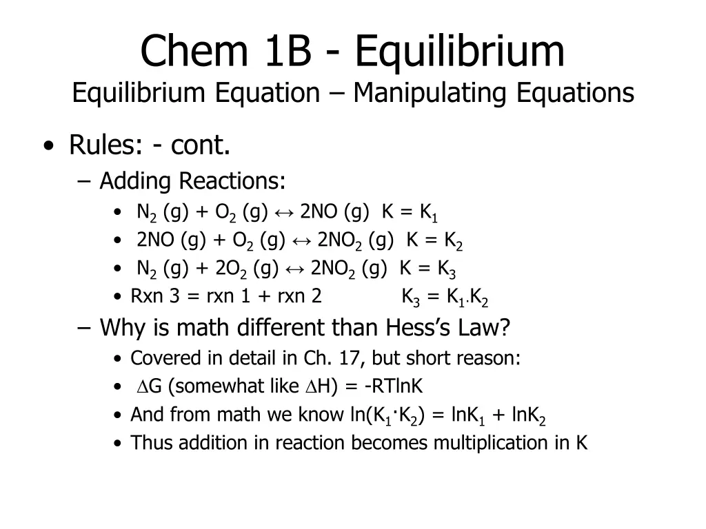 chem 1b equilibrium equilibrium equation 3