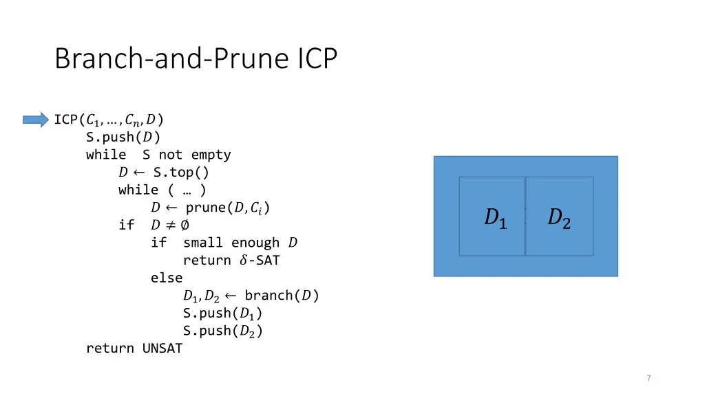 branch and prune icp