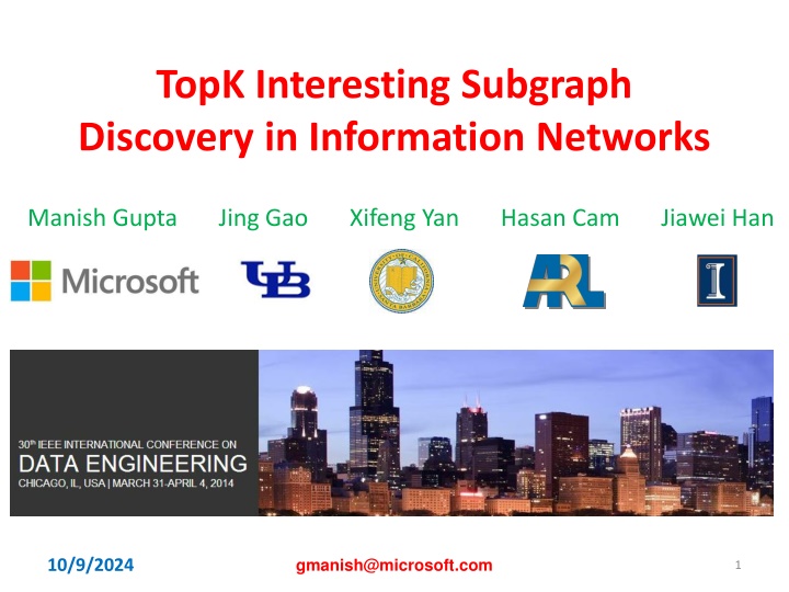 topk interesting subgraph discovery