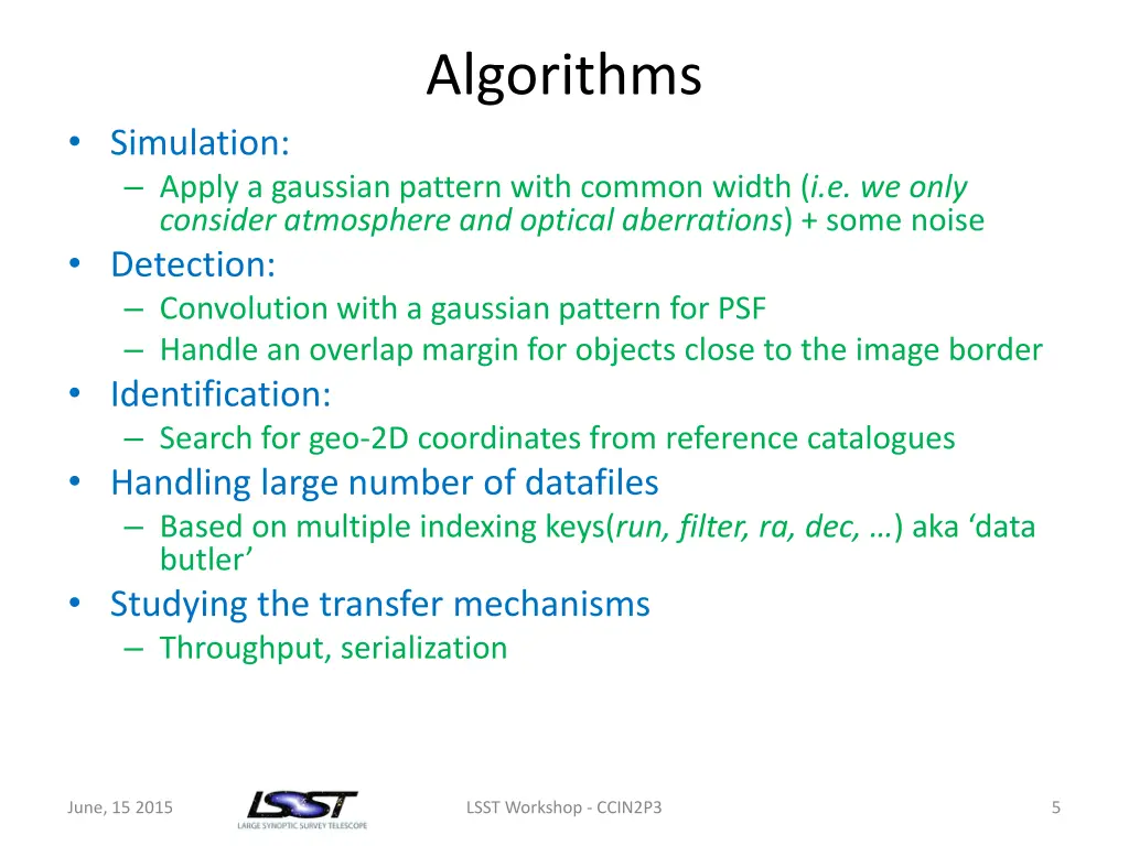 algorithms