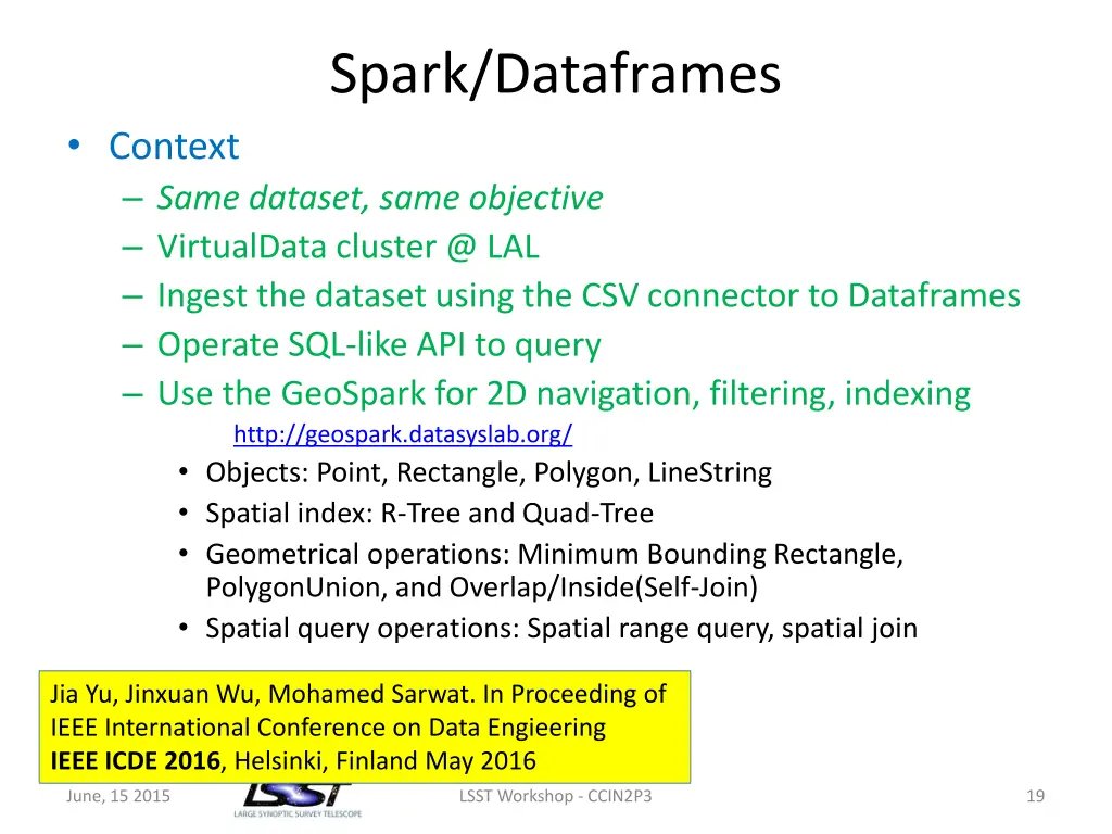 spark dataframes